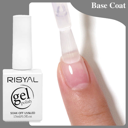طلاء أظافر جديد بالأشعة فوق البنفسجية، 15 مل جل