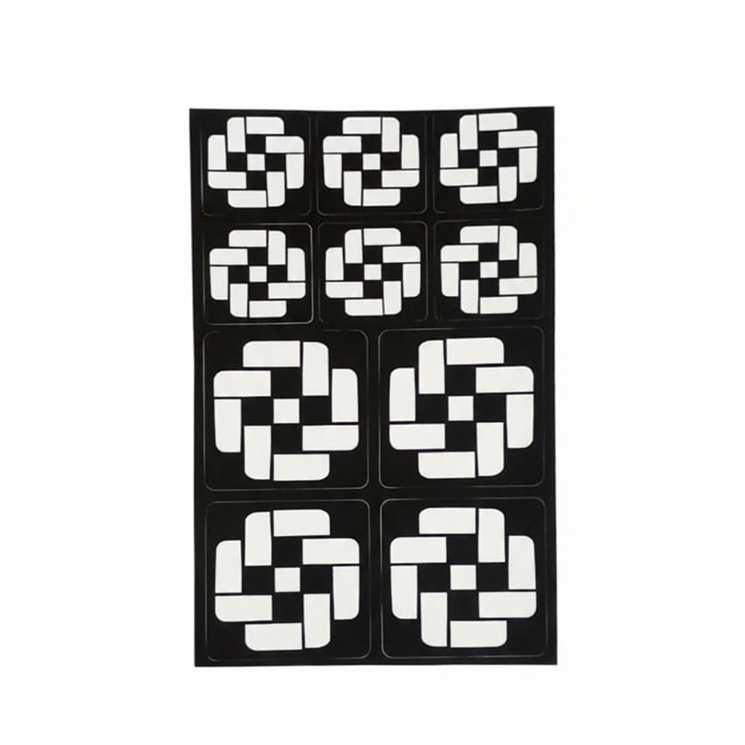 Henna Stencil, Elegant Decorative Design - Geometric Maze